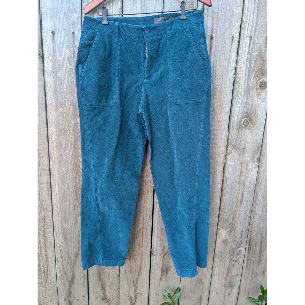 NEW G/FORE women's stretch corduroy patch pocket trouser in harbour